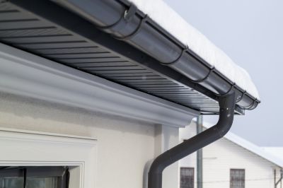 Gutter System with Snow Guard